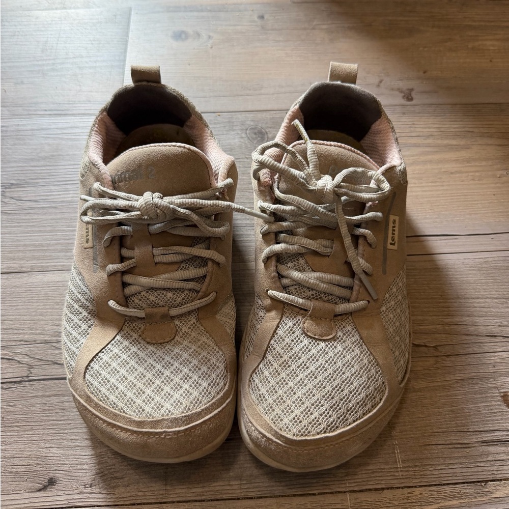 Lems Primal 2 Cloud Tan Gray Minimalist Barefoot Shoe Women’s size 41 - 9.5